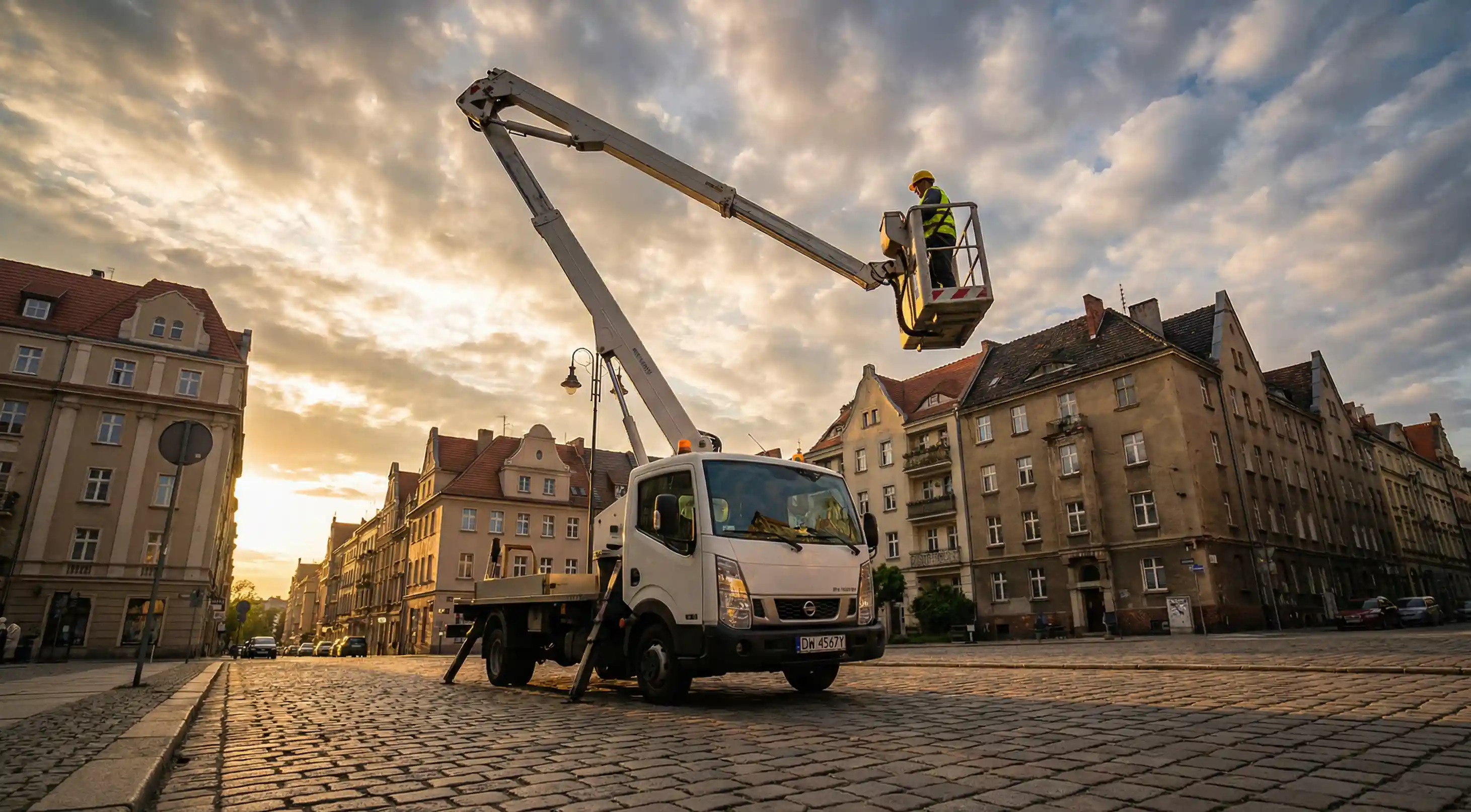 Zwyżka Kraków prace na wysokości